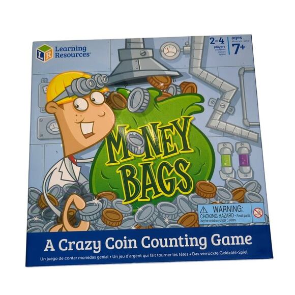 Money Bags Educational Math Game Learning Resources - Picture 1 of 2